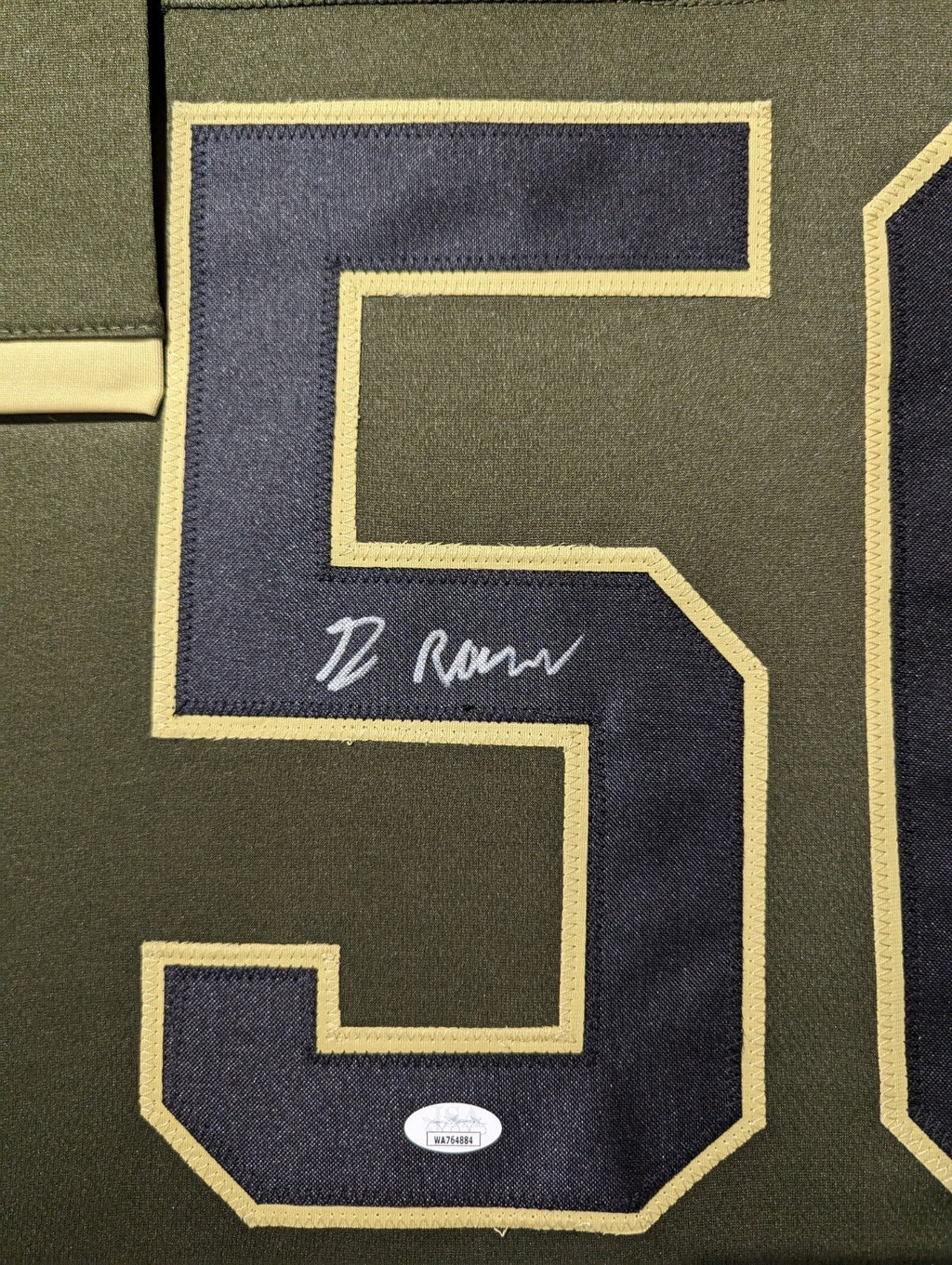 Framed Buffalo Bills Greg Rousseau Autographed Signed Jersey Jsa Coa