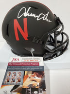 Irving Fryar Autographed Signed Nebraska Cornhuskers Eclipse Mini Helmet Jsa Coa