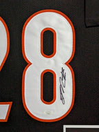 Framed Cincinnati Bengals Joe Mixon Autographed Jersey Jsa Coa