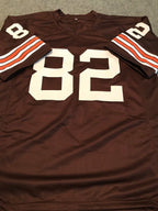 Cleveland Browns Ozzie Newsome Autographed Signed Inscribed Jersey Jsa Coa
