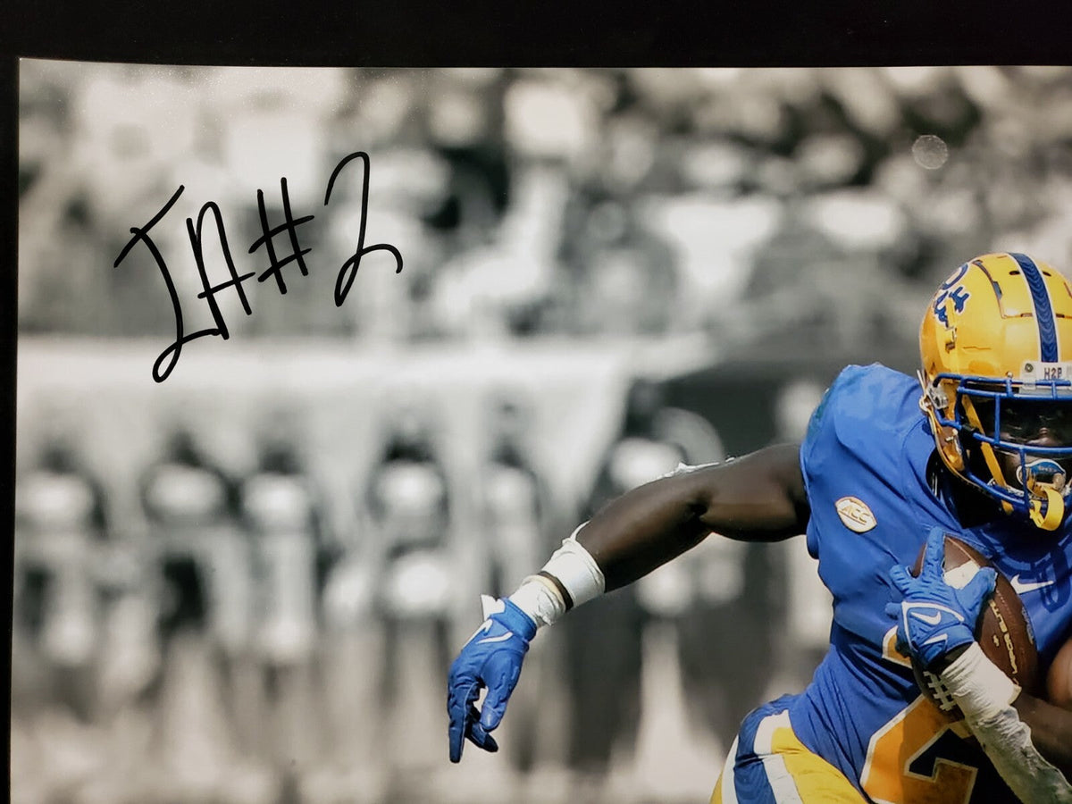 Pitt Panthers Israel "Izzy" Abanikanda  Autographed Signed 16X20 Photo Jsa Coa