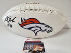Kj Hamler Autographed Signed Denver Broncos Logo Football Jsa Coa