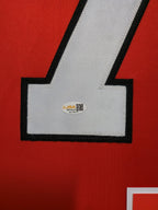 Framed Philadelphia Flyers Ron Hextall Autographed Jersey Jsa Holo