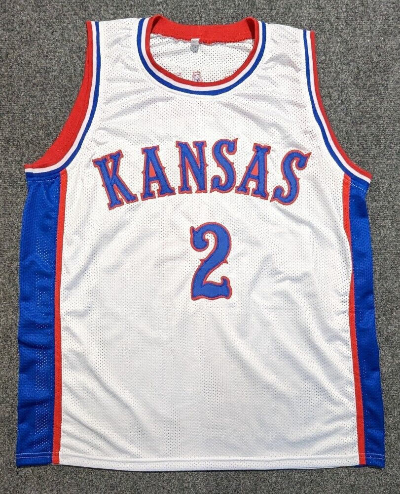 Kansas Jayhawks Christian Braun Autographed Signed Custom Jersey Jsa Coa
