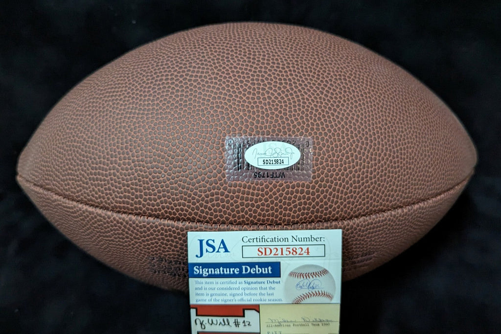 Pittsburgh Steelers Broderick Jones Signed Nfl Football Jsa Coa