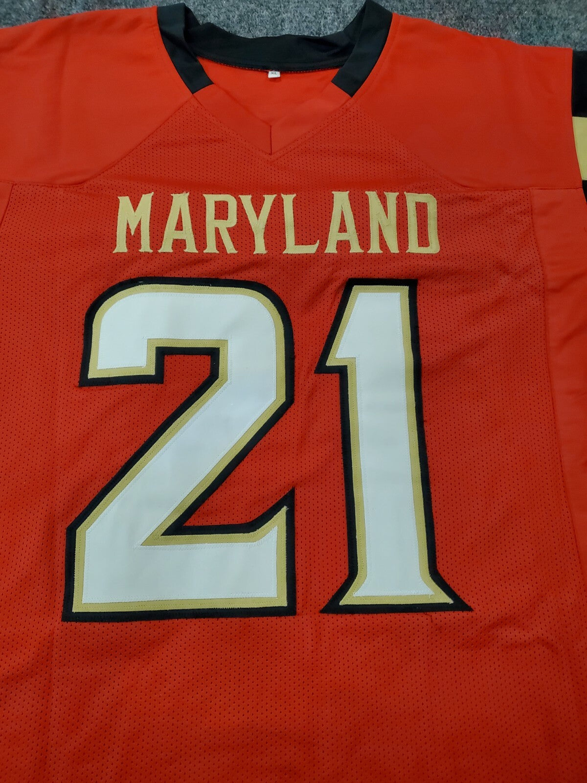 Sean Davis Custom Unsigned Maryland Terrapins Jersey