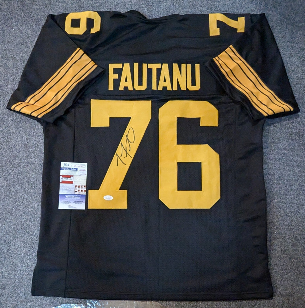 Pittsburgh Steelers Troy Fautanu Autographed Signed Jersey Jsa Coa