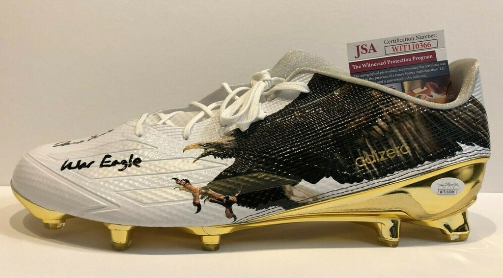 Auburn Tigers Darius Slayton Autographed Signed Inscribed Adidas Cleat Jsa Coa