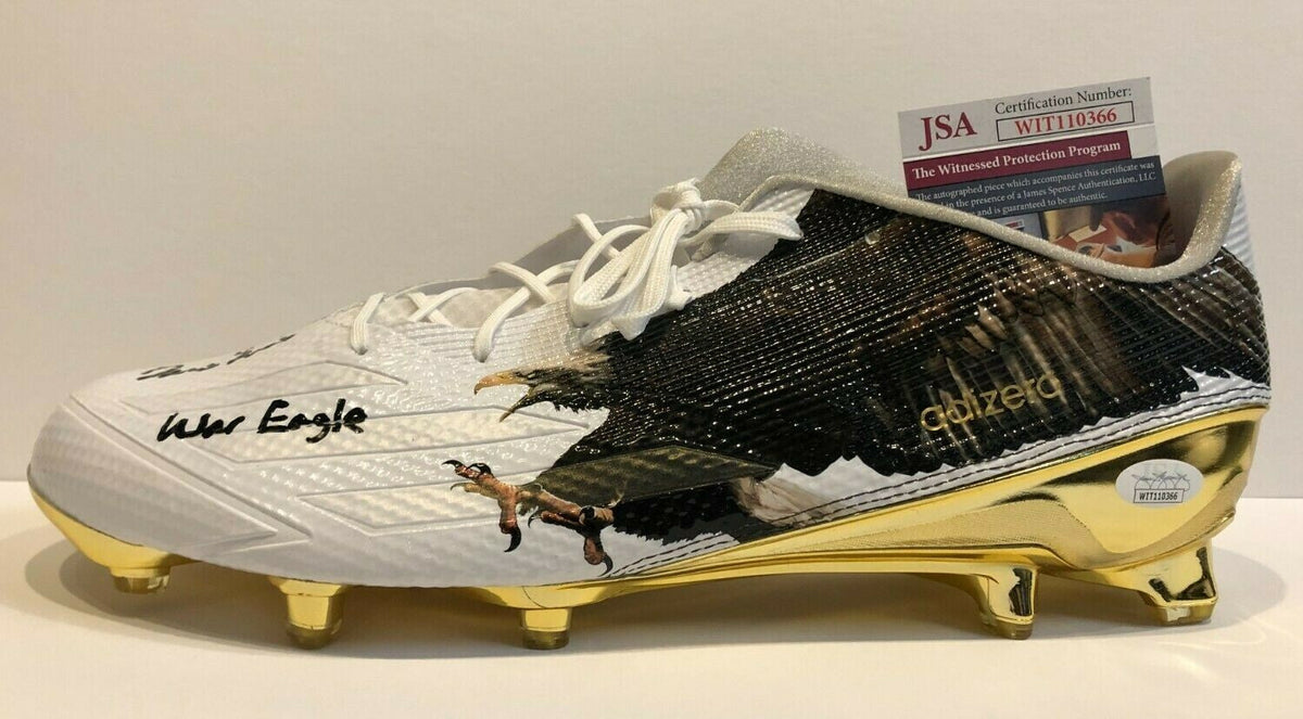 Auburn Tigers Darius Slayton Autographed Signed Inscribed Adidas Cleat Jsa Coa