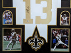 Framed New Orleans Saints Michael Thomas Autographed Signed Jersey Beckett Coa