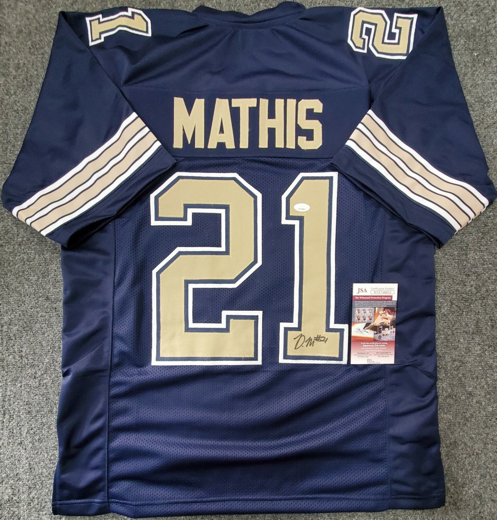 Pitt Panthers Damarri Mathis Autographed Signed Jersey Jsa Coa