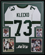 Framed New York Jets Joe Klecko Autographed Signed Jersey Jsa Coa