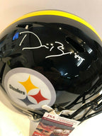 Devin Bush Signed Pittsburgh Steelers Full Size Speed Replica Helmet Jsa Coa