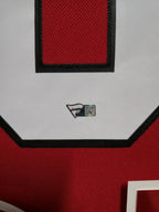 Suede Framed Chicago Blackhawks Patrick Kane Autographed Signed Jersey Fanatics