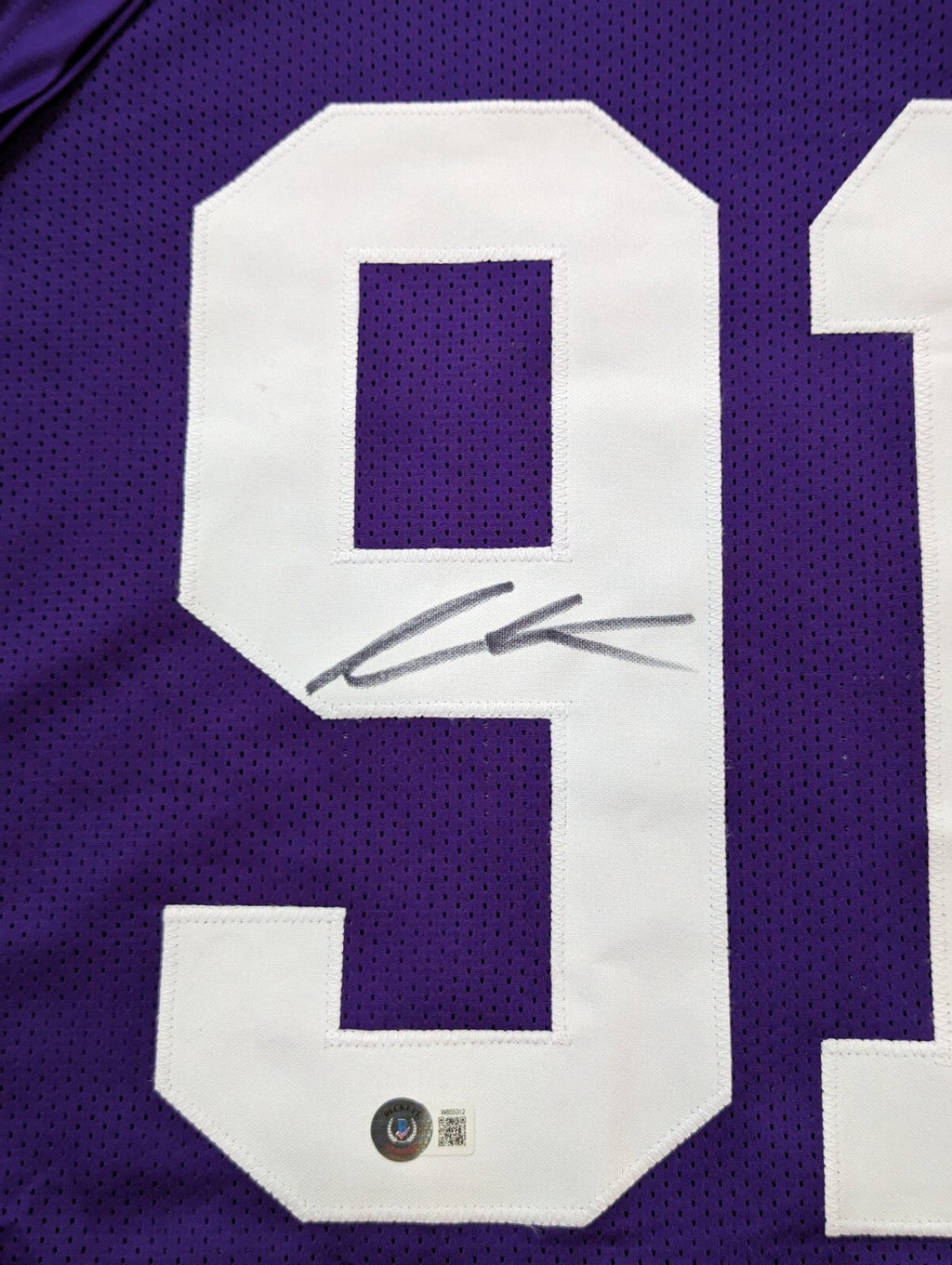 Kansas State Wildcats Felix Anudike-Uzomah Autographed Signed Jersey Beckett