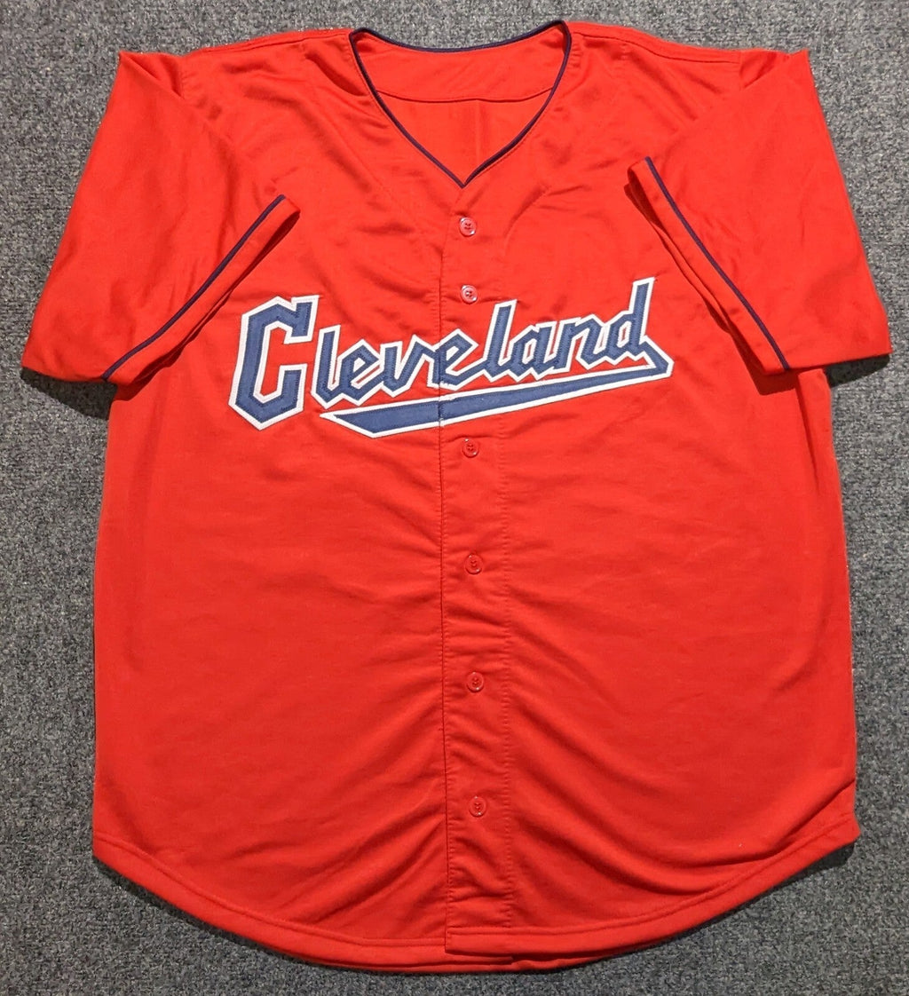 Steven Kwan Autographed Signed Cleveland Guardians Style Custom Jersey Jsa Coa