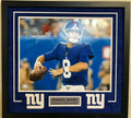 Daniel Jones Framed Signed N.Y. Giants 16X20 Photo Beckett Coa