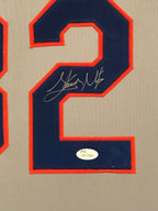 Framed Steven Matz Autographed Signed N.Y. Mets Jersey Jsa Coa