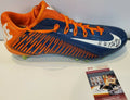Denver Broncos Kj Hamler Autographed Signed Nike Cleat Jsa Coa