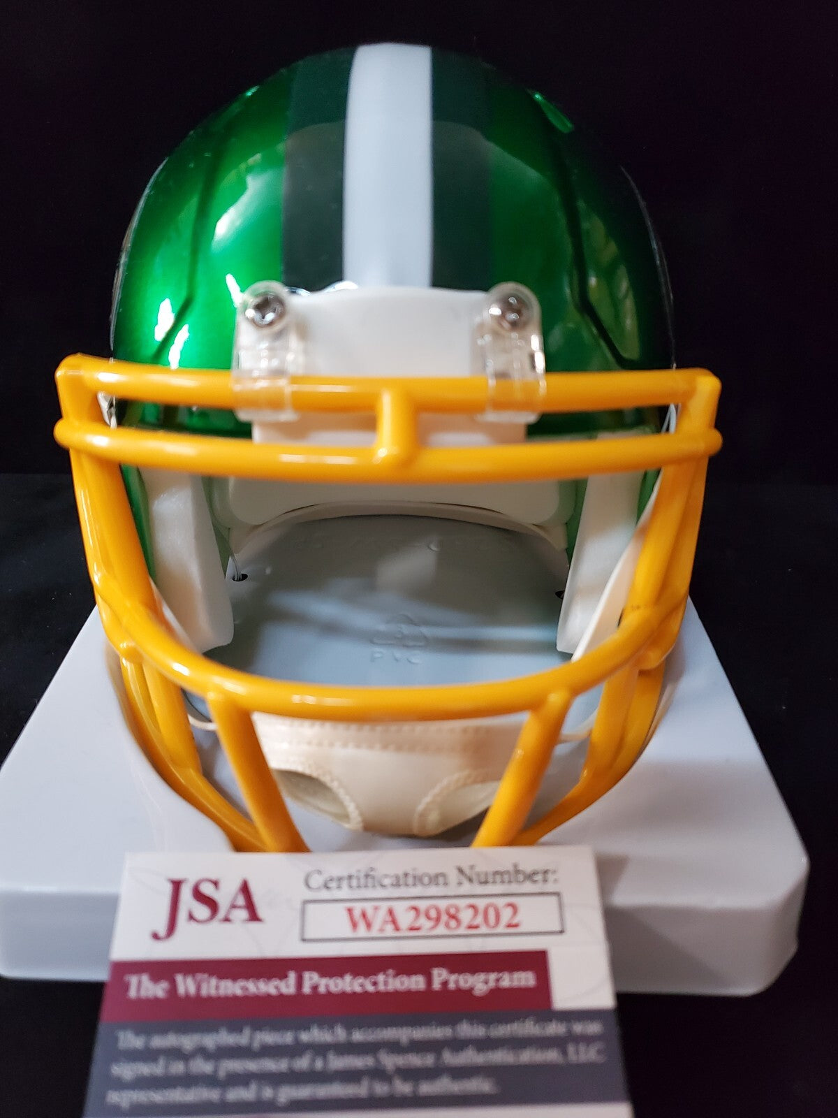 Green Bay Packers Amari Rodgers Autographed Signed Flash Mini Helmet Jsa Coa