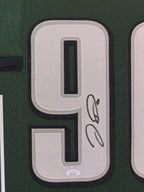 Framed Philadelphia Eagles Jordan Davis Autographed Signed Jersey Jsa Coa