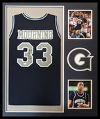 Framed Georgetown Hoyas Alonzo Mourning Autographed Signed Jersey Jsa Coa