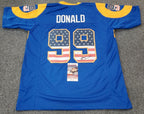 Los Angeles Rams Aaron Donald Autographed Signed Jersey Jsa Coa