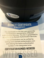 N'keal Harry Signed New England Patriots Eclipse Mini Helmet Beckett Coa