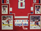 Framed Suede Alex Ovechkin Washington Capitals Autographed Signed Jersey Jsa Coa