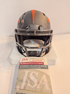 Denver Broncos Patrick Surtain Ii Signed Eclipse Orange Sig Mini Helmet Jsa Coa
