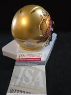 Florida State Seminoles Brian Burns Autographed Signed Speed Mini Helmet Jsa