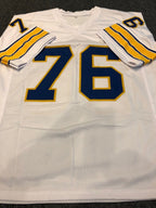 Pitt Panthers Johnny Majors & Tony Dorsett Signed National Champs Jersey Jsa Coa