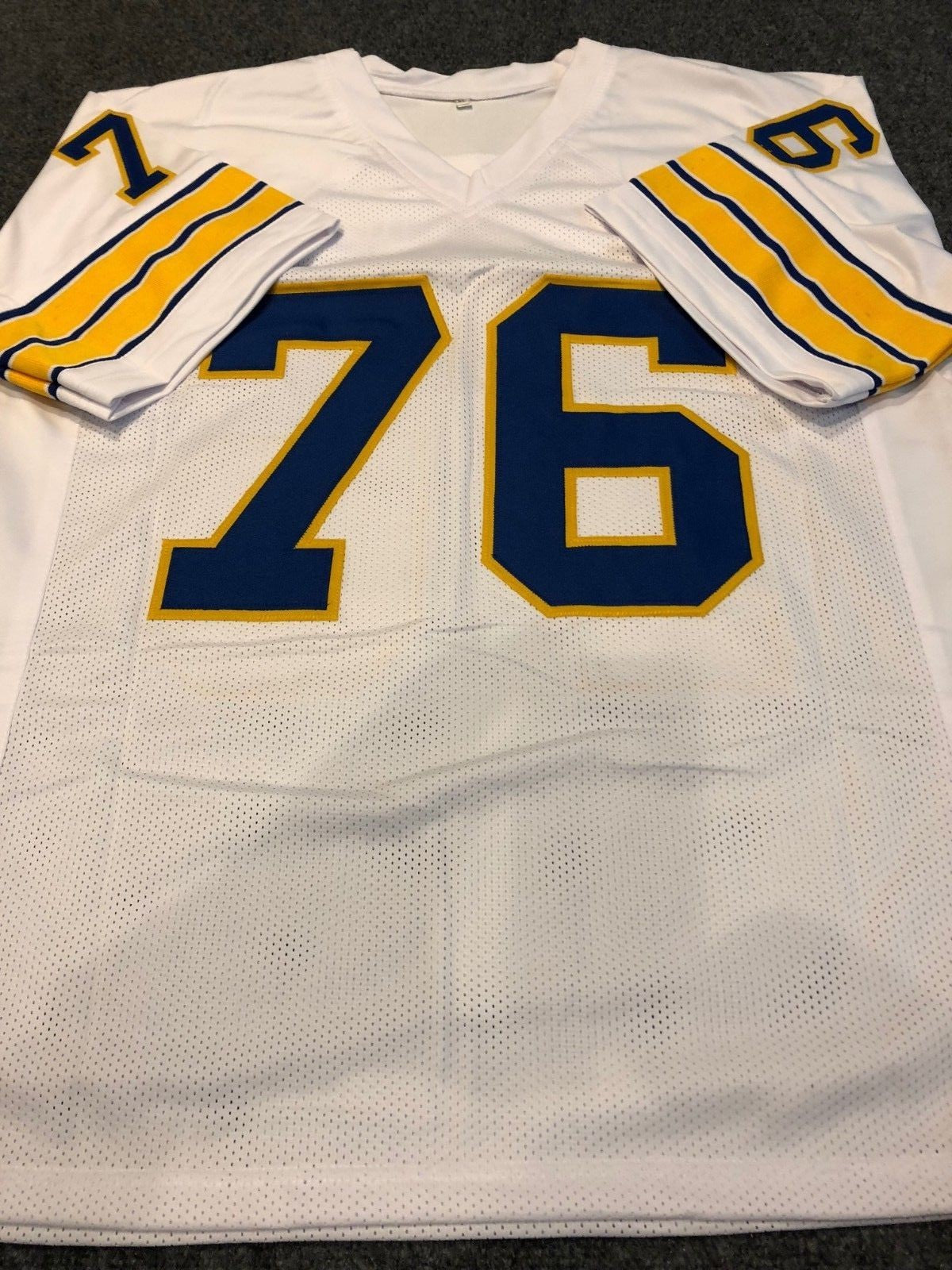 Pitt Panthers Johnny Majors & Tony Dorsett Signed National Champs Jersey Jsa Coa