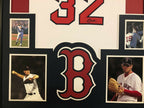 Framed Boston Red Sox Derek Lowe Autographed Signed Jersey Beckett Coa
