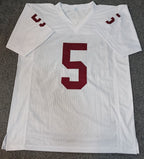 Oklahoma Sooners Marquise Brown Autographed Signed Jersey Jsa Coa Sticker Only