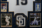 Framed In Suede San Diego Padres Tony Gwynn Signed Jersey Mounted Memories Coa