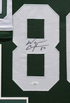 Framed New York Jets Wayne Chrebet Autographed Signed Jersey Jsa Coa