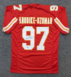 Kansas City Chiefs Felix Anudike-Uzomah Autographed Signed Jersey Beckett Holo