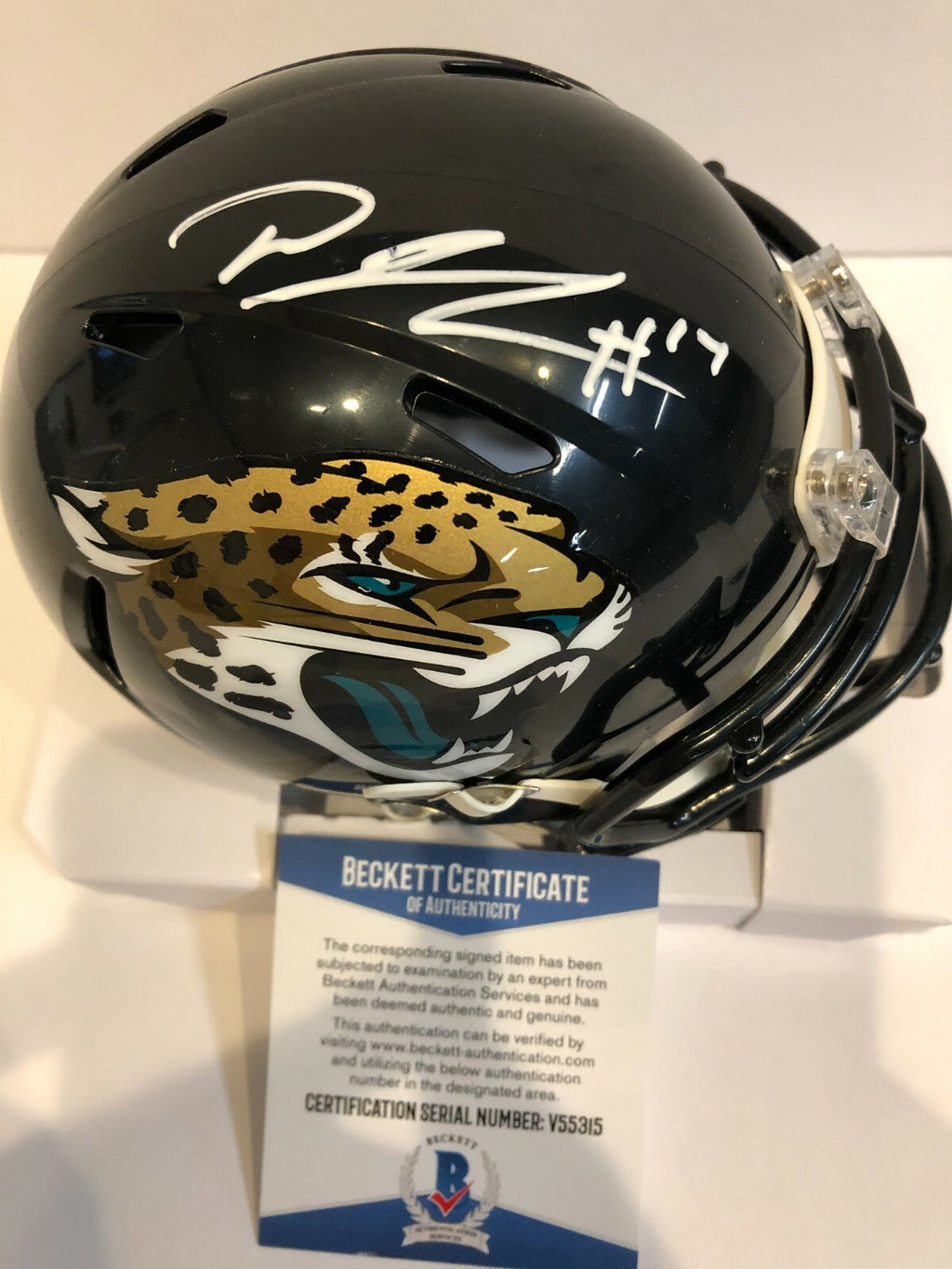 Dj Chark Autographed Signed Jacksonville Jaguars Speed Mini Helmet Beckett Coa