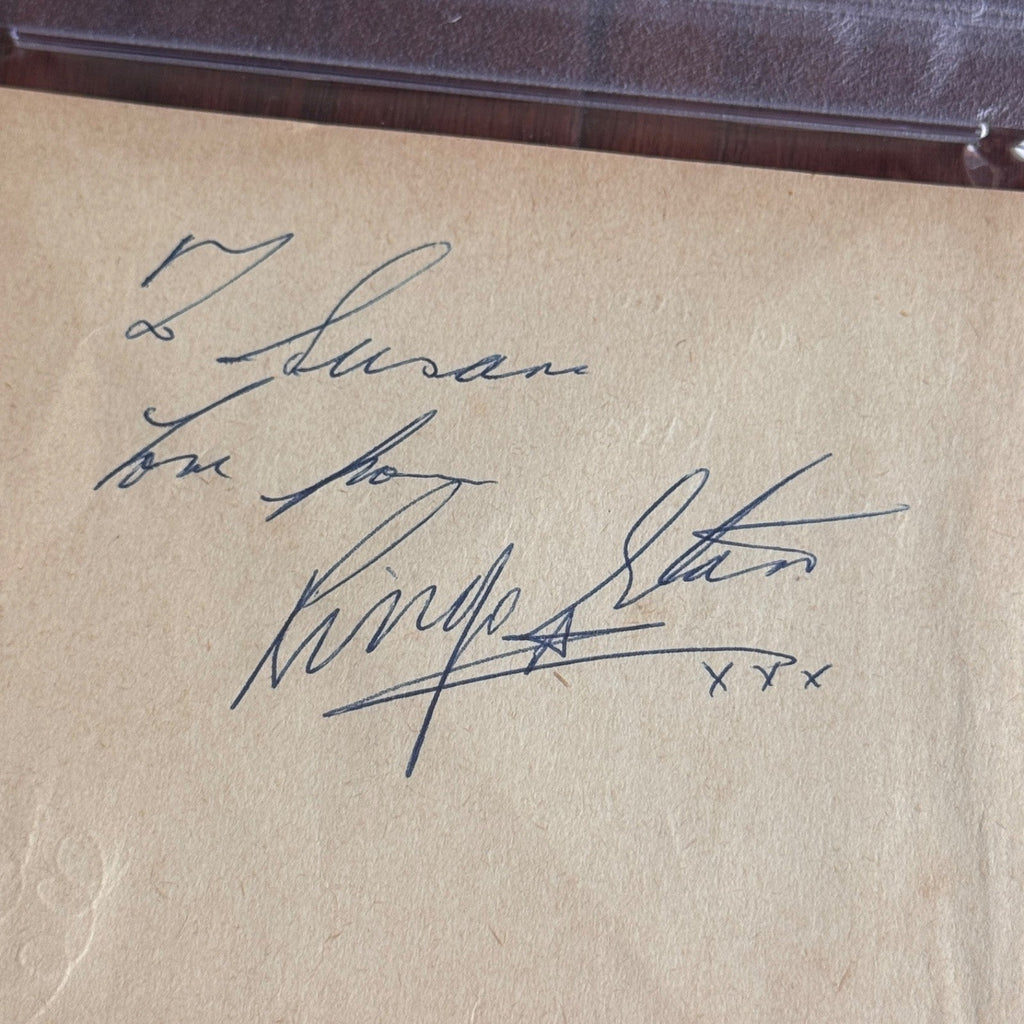 BEATLES Autograph Full Set JOHN LENNON PAUL McCARTNEY HARRISON STARR Signed PSA