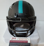 Miami Dolphins Jevon Holland Autographed White Signed Eclipse Mini Helmet Jsa