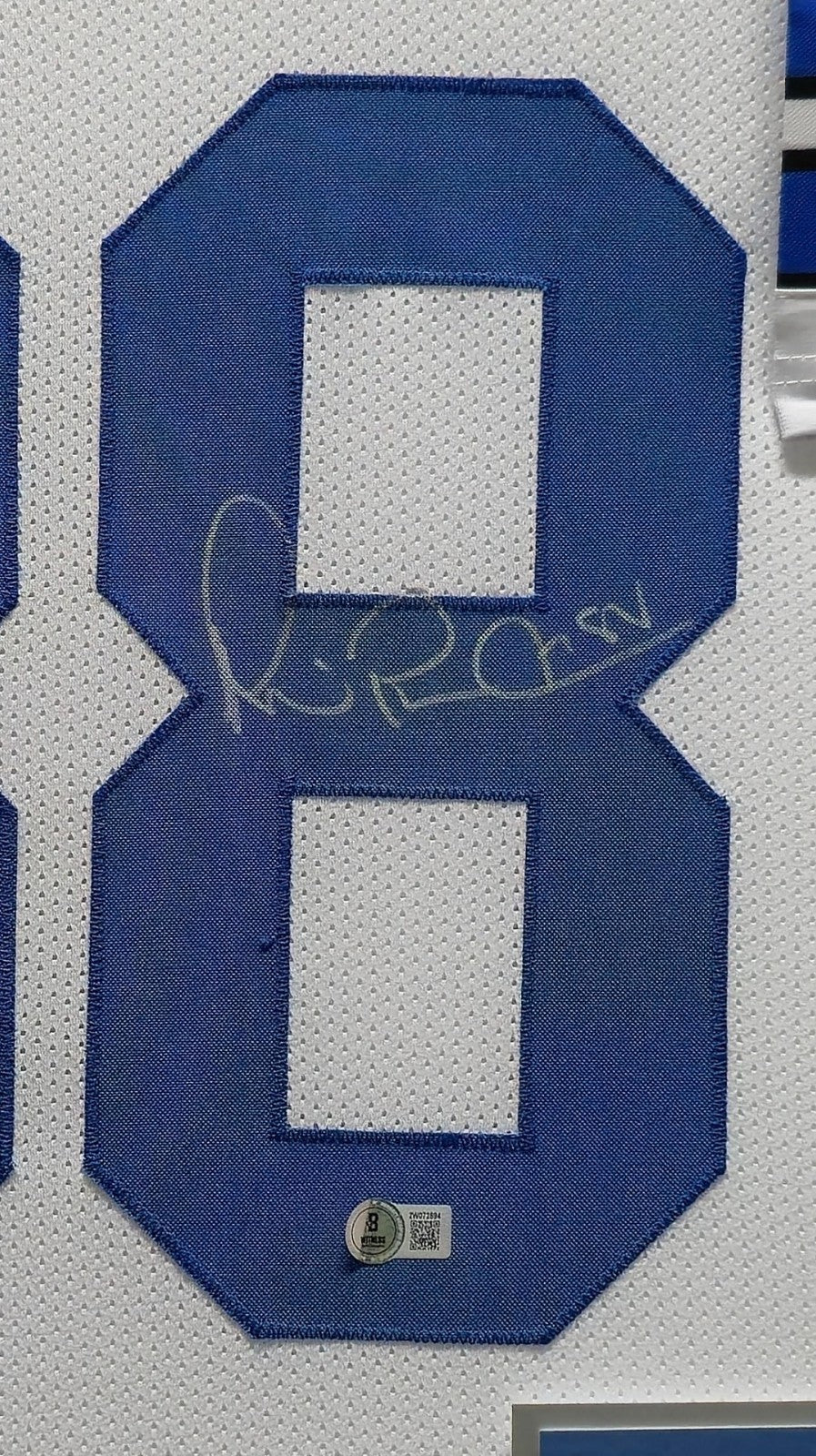 Framed Dallas Cowboys Michael Irvin Autographed Signed Jersey Beckett Holo