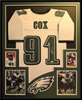 Framed Philadelphia Eagles Fletcher Cox Autographed Signed Jersey Jsa Coa