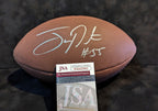 Pittsburgh Steelers Joey Porter Sr Signed Nfl Football Jsa Coa