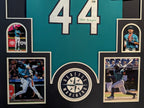 Framed Seattle Mariners Julio Rodriguez "2022 Roy" Autographed Jersey Jsa Coa