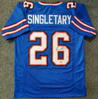 Buffalo Bills Devin Singletary Autographed Signed Jersey Beckett Coa