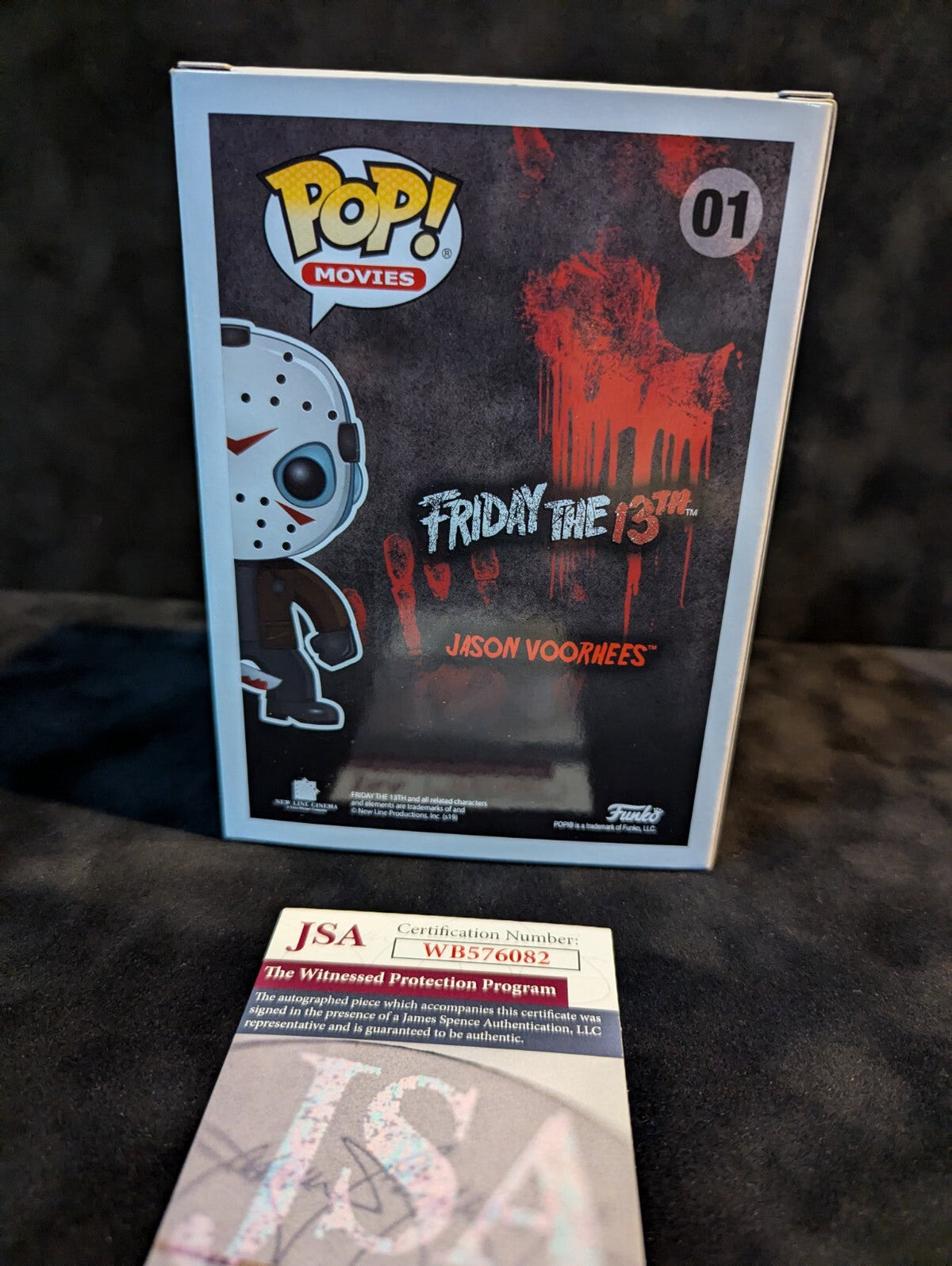 Ari Lehman Signed Insc Friday The 13Th Jason Voorhees Funko Pop Jsa Coa