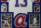 Suede Framed Atlanta Braves Ronald Acuna Jr Autographed Inscribed Jersey Jsa Coa