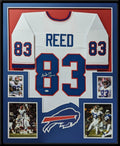 Framed Buffalo Bills Andre Reed Autographed Signed Inscribed  Jersey Jsa Coa