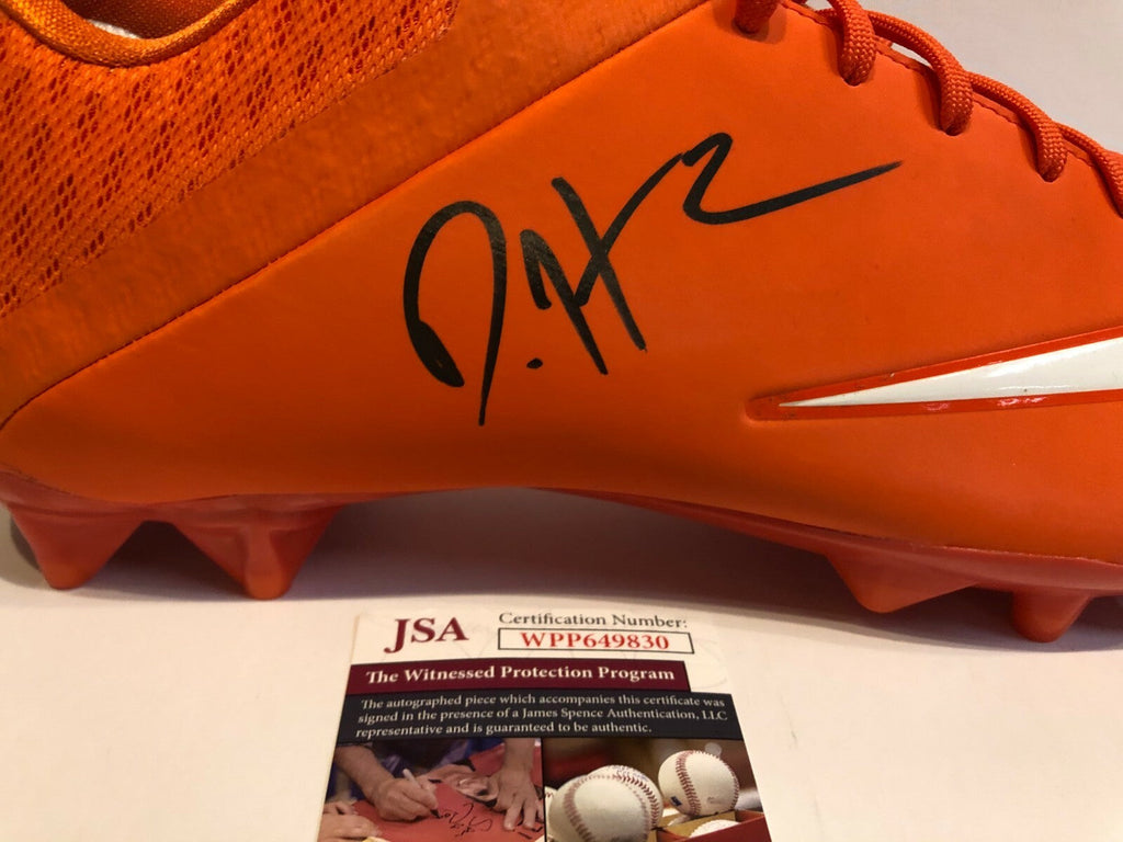 Denver Broncos Daesean Hamilton Autographed Signed Nike Cleat Jsa Coa